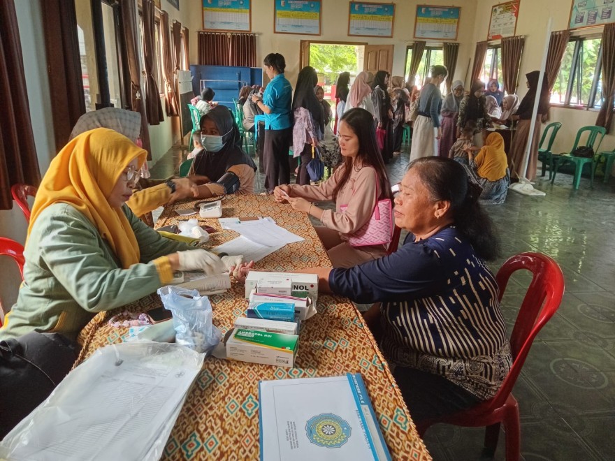 Kegiatan Posyandu Lansia Kampung Tunggal Warga