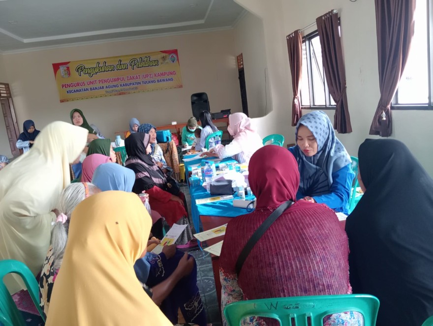 Kegiatan Posyandu Lansia di Kampung Tunggal Warga