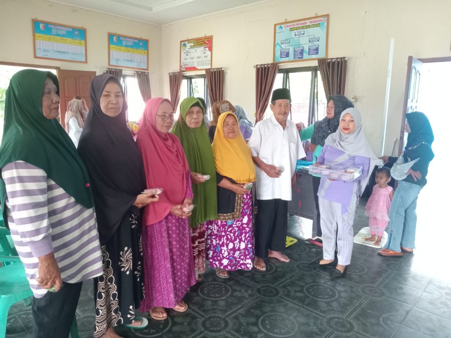 Kegiatan Posyandu Lansia Kampung Tunggal Warga